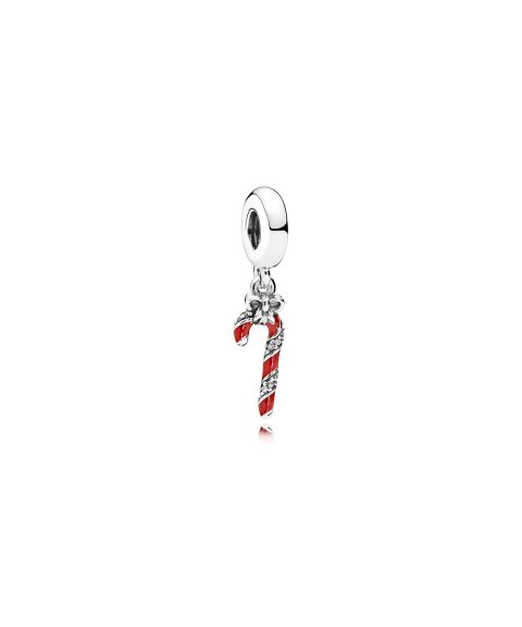 Pandora Sparkling Candy Cane Joia Conta Pendente Pulseira Mulher 796382EN39