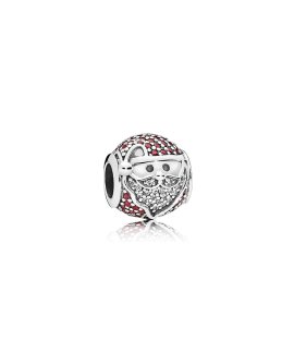 Pandora Sparkling Jolly Santa Joia Conta Mulher 796385CZR