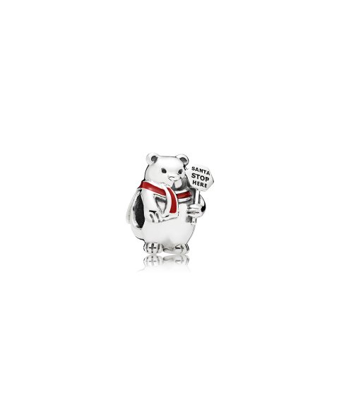 Pandora Christmas Polar Bear Joia Conta Mulher 796466EN39 Pandora Christmas Polar Bear Joia Conta Mulher 796466EN39