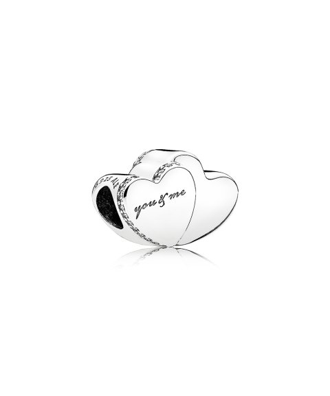 Pandora Two Hearts Joia Conta Mulher 796560CZ