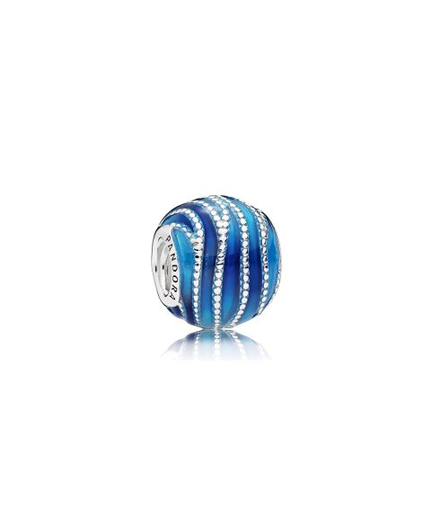 Pandora Blue Swirls Joia Conta Mulher 797012ENMX Pandora Blue Swirls Joia Conta Mulher 797012ENMX