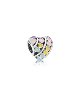 Pandora Multi-Colour Hearts Joia Conta Mulher 797019ENMX