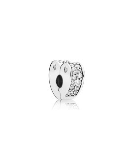 Pandora Sparkling Arcs of Love Joia Conta Clip Mulher 797020CZ