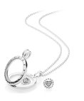 Pandora Signature Heart Petites Joia Acessório de Joia Mulher 797048CZ