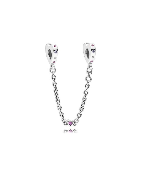 Pandora Bight Hearts Joia Conta Corrente de Segurança Mulher 797245NRPMX-05