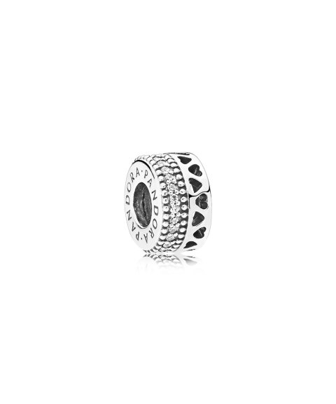 Pandora Signature Hearts of Pandora Joia Conta Separador Mulher 797415CZ Pandora Signature Hearts of Pandora Joia Conta Separador Mulher 797415CZ