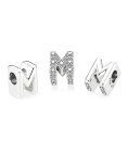 Pandora Letter M Joia Conta Mulher 797467