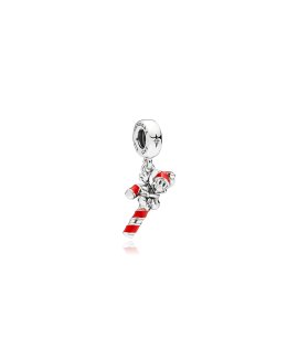 Pandora Disney Santa Mickey´s Candy Cane Joia Conta Pendente Pulseira Mulher 797500EN09