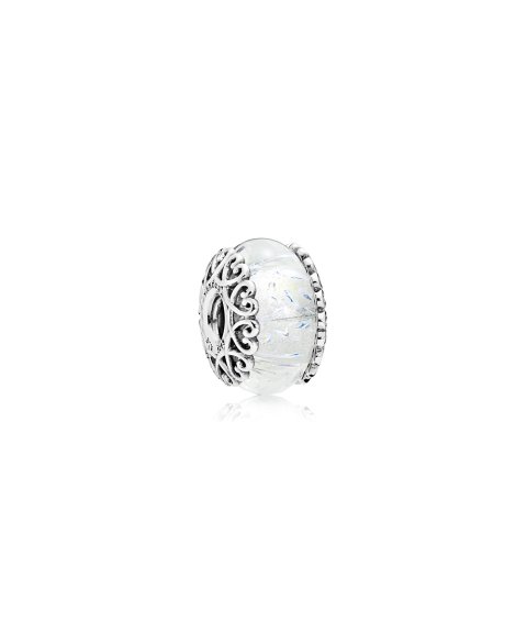 Pandora Iridescent White Glass Joia Conta Mulher 797617 Pandora Iridescent White Glass Joia Conta Mulher 797617