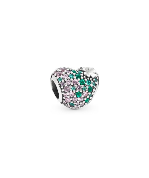Pandora Gleaming Clover Heart Joia Conta Mulher 797869NRGMX Pandora Gleaming Clover Heart Joia Conta Mulher 797869NRGMX