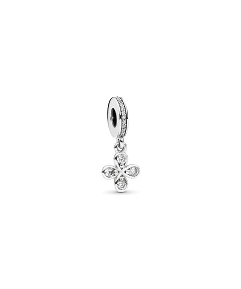 Pandora Four-Petal Flower Joia Conta Pendente Pulseira Mulher 797969CZ