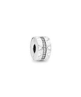 Pandora Sparkling Jagged Lines Joia Conta Clip Mulher 798067CZ