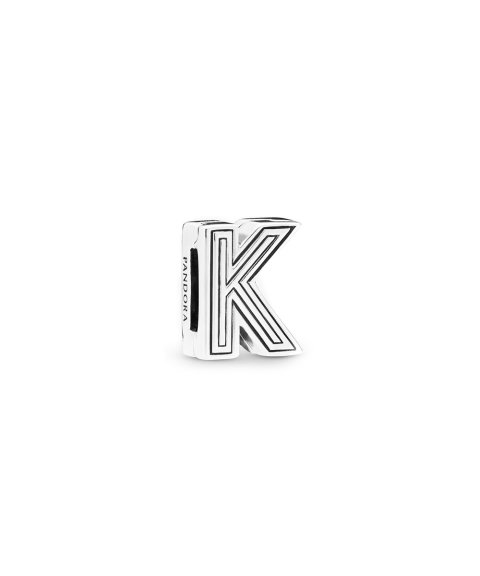 Pandora Reflexions Letter K Joia Conta Clip Mulher 798207