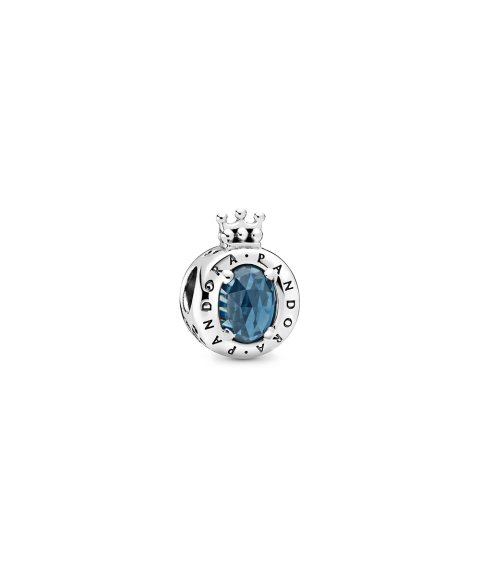 Pandora Blue Sparkling Crown O Joia Conta Mulher 798266NMB Pandora Blue Sparkling Crown O Joia Conta Mulher 798266NMB