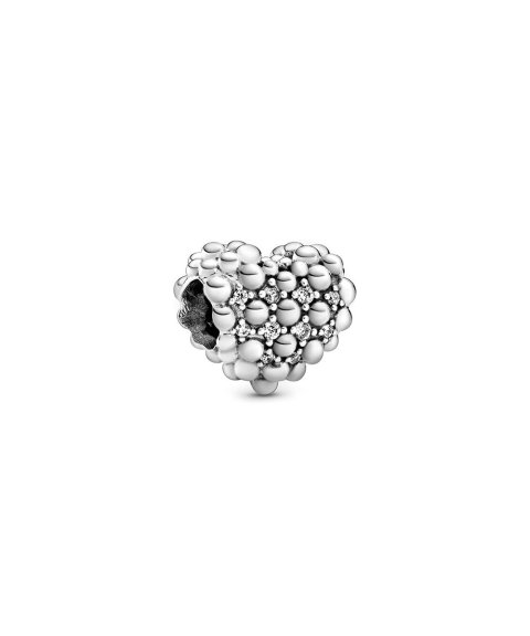 Pandora Beaded Sparkling Heart Joia Conta Mulher 798681C01