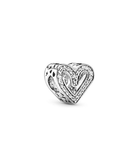 Pandora Sparkling Freehand Heart Joia Conta Mulher 798692C01 Pandora Sparkling Freehand Heart Joia Conta Mulher 798692C01