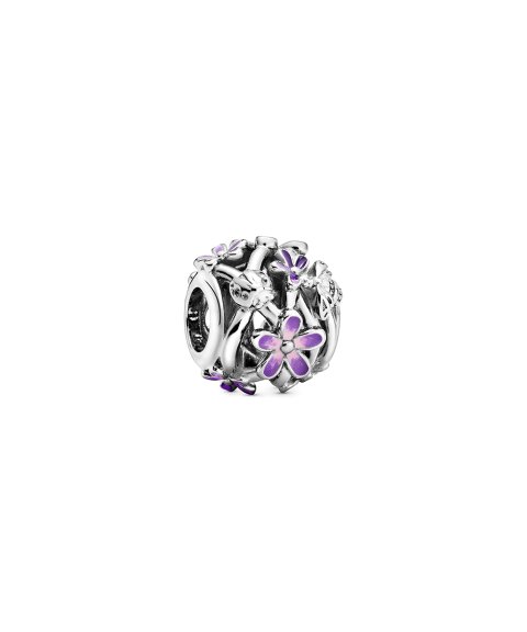 Pandora Openwork Purple Daisy Joia Conta Mulher 798772C02 Pandora Openwork Purple Daisy Joia Conta Mulher 798772C02
