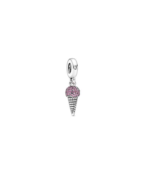 Pandora Pavé Ice Cream Cone Joia Conta Pendente Pulseira Mulher 798801C01 Pandora Pavé Ice Cream Cone Joia Conta Pendente Pulseira Mulher 798801C01