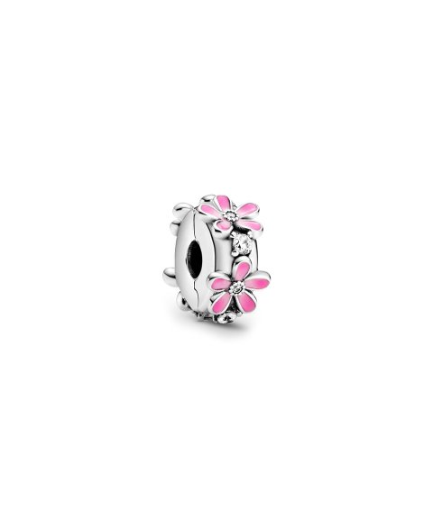 Pandora Pink Daisy Flower Joia Conta Clip Mulher 798809C01 Pandora Pink Daisy Flower Joia Conta Clip Mulher 798809C01