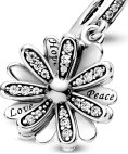 Pandora Sparkling Daisy Flower Joia Conta Pendente Pulseira Mulher 798813C01