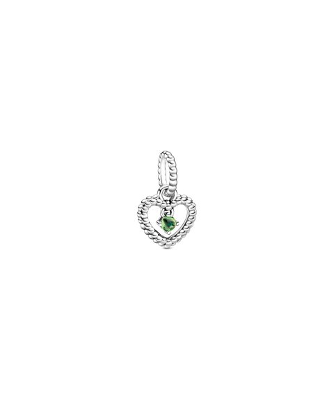 Pandora My True Colours Verde Primavera Joia Conta Pendente Pulseira August Birthstone Heart Mulher 798854C10