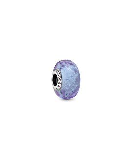 Pandora Wavy Lavender Murano Glass Joia Conta Mulher 798875C00