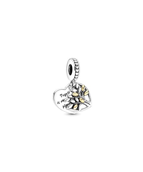 Pandora Family Tree Heart Joia Conta Pendente Pulseira Mulher 799161C00