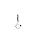 Pandora Double Heart Joia Conta Pendente Pulseira Mulher 799162C01