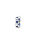 Pandora Clear and Blue Sparkling Joia Conta Clip Mulher 799171C01