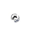 Pandora Clear and Blue Sparkling Joia Conta Clip Mulher 799171C01