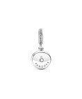 Pandora Sparkling Blue Disc Joia Conta Pendente Pulseira Mulher 799186C01