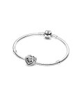 Pandora Sparkling Entwined Hearts Joia Conta Mulher 799270C01