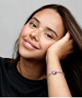 Pandora Metallic Purple Heart Joia Conta Mulher 799291C01 Pandora Metallic Purple Heart Joia Conta Mulher 799291C01