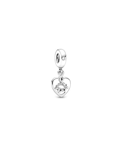 Pandora Friends Forever Heart Joia Conta Pendente Pulseira Mulher 799294C01