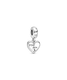 Pandora Congratulations Heart and Stars Joia Conta Pendente Pulseira Mulher 799323C01