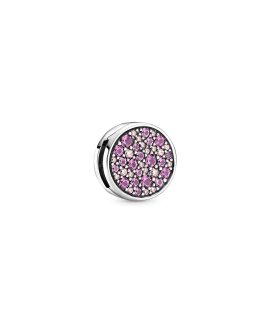 Pandora Reflexions Pink Pavé Joia Conta Clip Mulher 799362C01