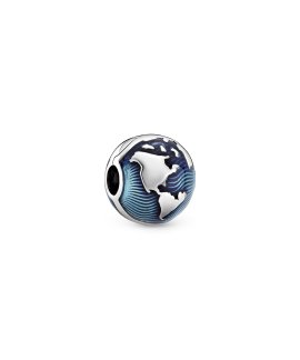 Pandora Blue Globe Joia Conta Clip Mulher 799429C01