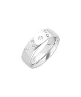 Pereirinha Emoção Joia Anel Aliança Ouro 19.2K e Diamantes Mulher 807AD6SO