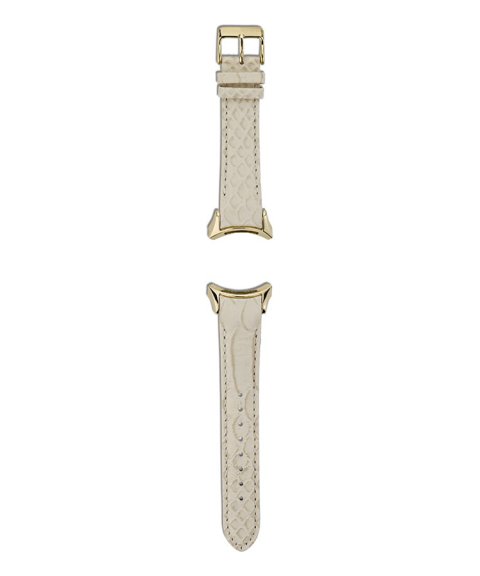 Pandora Light Brown Leather Strap With Stainless Steel Buckle Relógio Bracelete Mulher 882038LCA