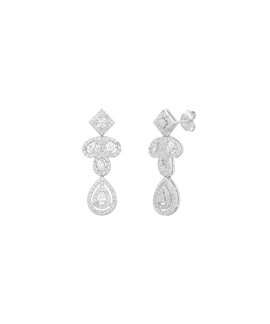 Pereirinha Cintilante Joia Brincos Mulher 99BR00156