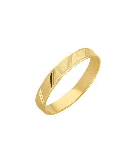 Pereirinha Enlace 3mm Joia Aliança Ouro 9K 9KMCAL317