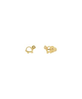 Pereirinha Tartaruga Joia Brincos Ouro 9K Menina 9KPEO192BR7265