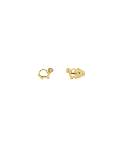 Pereirinha Tartaruga Joia Brincos Ouro 9K Menina 9KPEO192BR7265 Pereirinha Tartaruga Joia Brincos Ouro 9K Menina 9KPEO192BR7265
