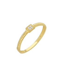 Pereirinha Brígida Joia Anel Ouro 9K Mulher 9KPEOANL039