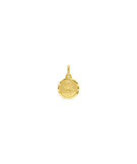 Pereirinha Sagrado Coração de Jesus Joia Pendente Colar Medalha Ouro 9K Mulher 9KPEOBER26
