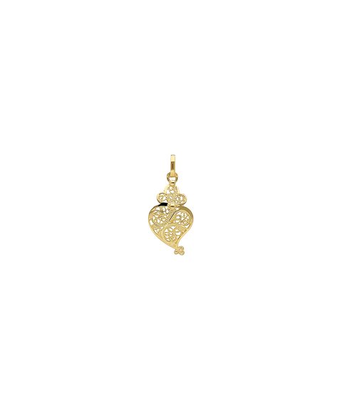 Pereirinha Coração de Viana Joia Pendente Colar Ouro 9K Mulher 9KPEOBER28 Pereirinha Coração de Viana Joia Pendente Colar Ouro 9K Mulher 9KPEOBER28