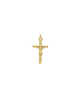 Pereirinha Crucifixo Joia Pendente Colar Cruz Ouro 9K 9KPEOBER36
