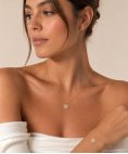 Pereirinha Trevo Joia Colar Ouro 9K Mulher 9KPEOCOL11