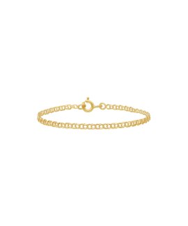 Pereirinha Clássicos Malha Friso Joia Pulseira Ouro 9K 9KPEOPUL31
