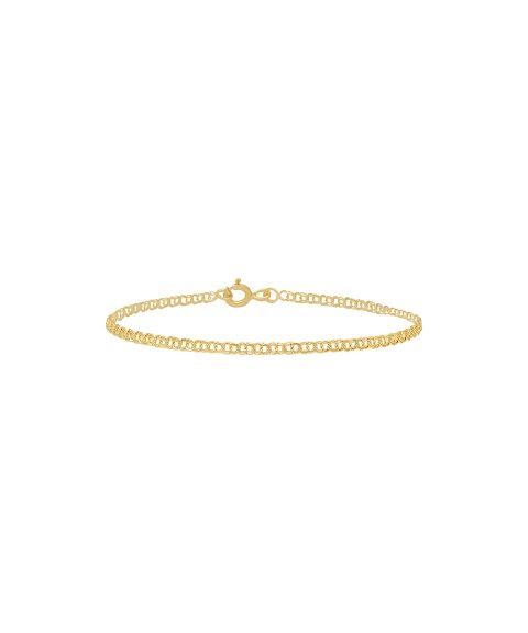 Pereirinha Clássicos Malha Friso Joia Pulseira Ouro 9K 9KPEOPUL33 Pereirinha Clássicos Malha Friso Joia Pulseira Ouro 9K 9KPEOPUL33